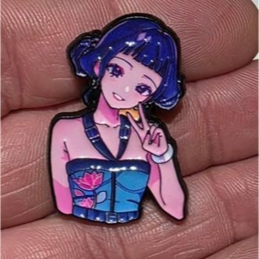 Netflix Huntrix KPOP Demon Hunters Anime Style Zoey Pin Collectible Edition